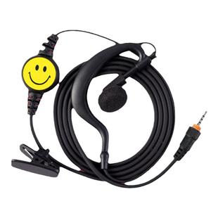 对讲讲机耳机小机耳麦对讲电话机耳机线通用型耳挂式K头M T头单孔