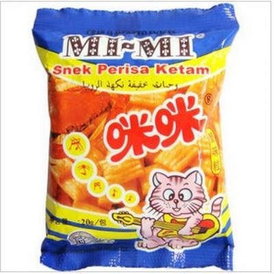马来西亚风味特产20g咪咪虾条