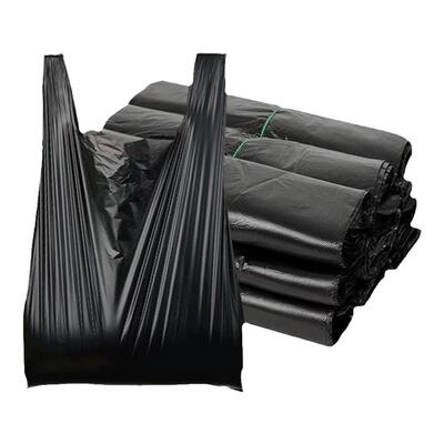 垃圾袋家用手提式加厚黑色厨房宿舍用学生实惠装中大号背心塑料袋