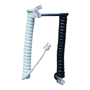 电话机听筒线迷你短曲线听筒连接线座机手柄通用线10CM听筒曲线