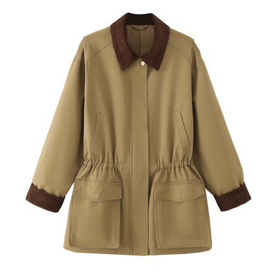 艾格2025秋季新款中长款风衣