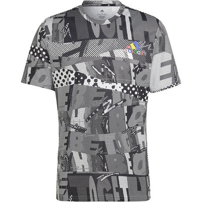 阿迪达斯男子运动休闲短袖T恤