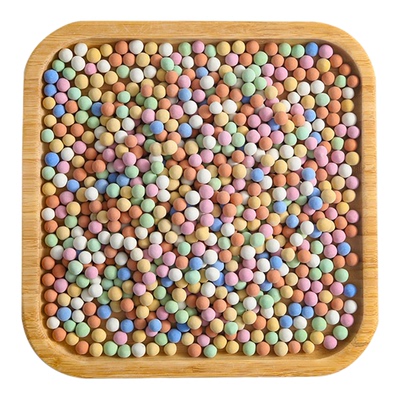 彩色陶粒颗粒花用垫底花卉铺面透气养花水培盆栽铺面石多肉营养