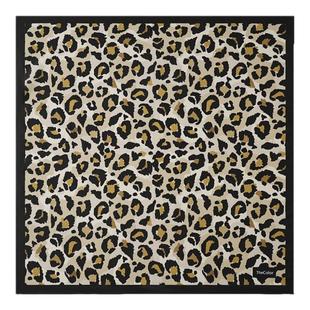 THECOLOR BANDANA豹纹方巾丝巾抹胸女百搭配饰街舞头巾男复古领巾