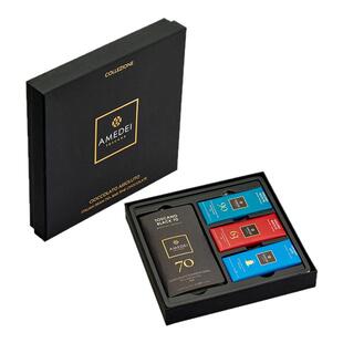 意大利进口Amedei经典系列黑巧克力坚果零食排块纯可可脂七夕礼盒