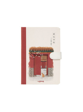 联华彩页磁扣A6手账盖章本