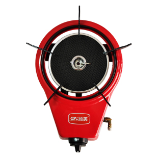 商用顾美熄保台式燃气灶液化气天然气灶具户外炉烤火取暖炉火锅炉