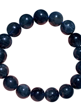 天然蓝发晶单圈手链饰品情侣配饰