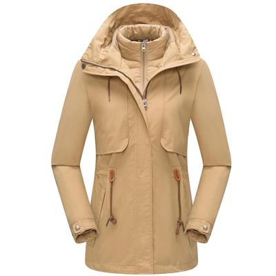 羽绒冲锋衣羽绒内胆冬季女