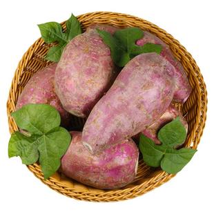 冰淇淋红薯一点红紫薯新鲜5 农家花心板栗南沙地粉糯香甜干面地瓜