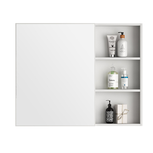 太空铝浴室镜柜单独卫生间挂墙式智能镜子洗手间置物架带灯储物柜