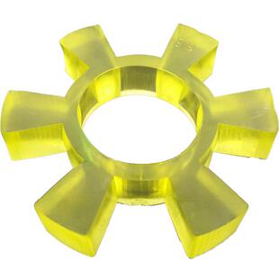 联轴器六角梅花垫缓冲垫t型橡胶聚氨酯弹性块电机水泵轮胶圈牛筋