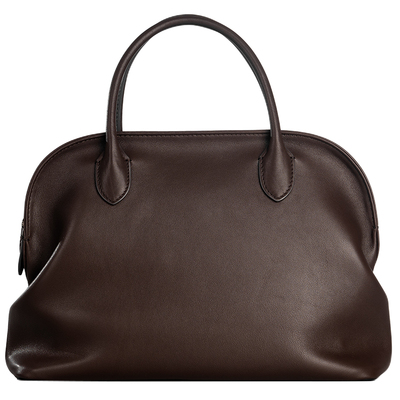 kikani 经典复古手提包agnes法式保龄球包真皮贝壳包女设计枕头包