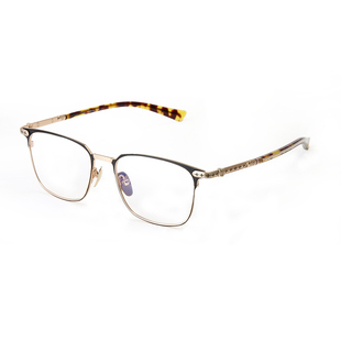 简丹萝心潮百搭眼镜框男钛架超轻大脸高度数商务手工近视镜架平光