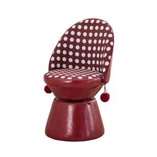 品若雅意式轻奢旋转梳妆凳家用化妆台椅子商用美甲店真皮转椅凳子