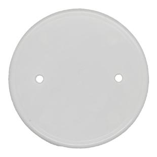 86型圆形面板塑料白盖板插座空白板八角空白面板灯头盒盖板圆盖板