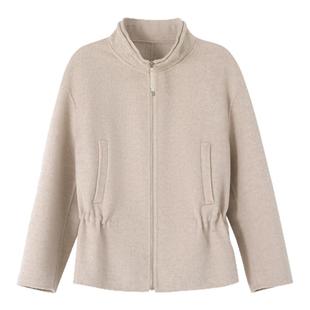 [卷云舒]bbfer本依凡WSSSM0272冬一手长款双面呢大衣羊毛呢子外套