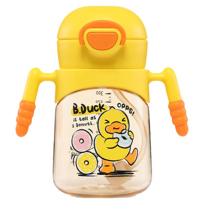 耐摔吸管水杯小黄鸭PPSU300ML