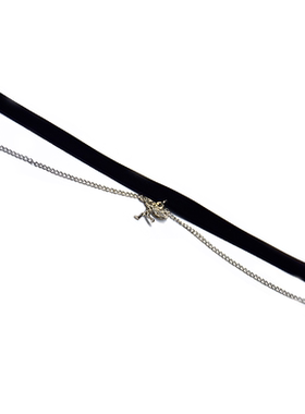 choker少女风天使流苏挂坠锁骨链