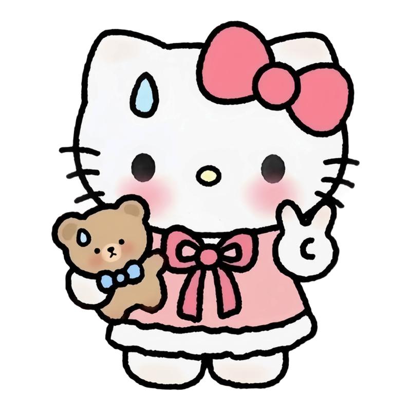 hellokitty凯蒂猫行李箱贴纸旅行箱装饰贴遮挡划痕防水不留胶