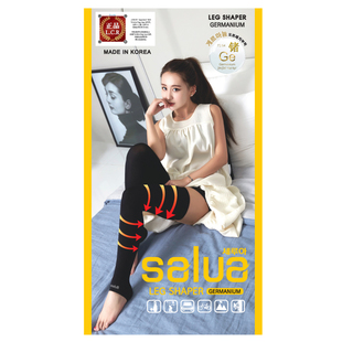 韩国圣萝亚salua睡眠袜瘦腿袜睡觉袜子女非环球美妆春秋薄款