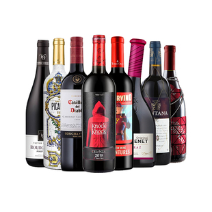 清仓特价多国多样性红酒750ml波尔多AOC女士红酒干红葡萄酒晚安酒