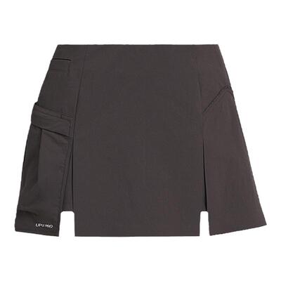 不对称工装裙短款防走光a字裙