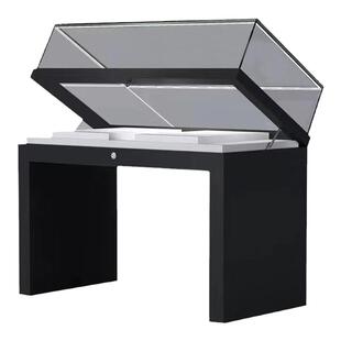 博物馆展示柜古董字画文物纪念馆液压玻璃柜台金属烤漆展厅展览柜