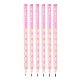 晨光文具洞洞铅笔儿童小学生一年级幼儿园粗杆专用加粗无毒大三角杆学生儿童正品hb正姿2b2比初学者矫姿