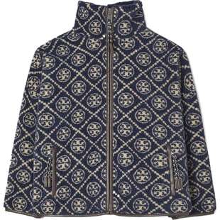 【12期免息】TORY BURCH 汤丽柏琦 T MONOGRAM 抓绒夹克 190250