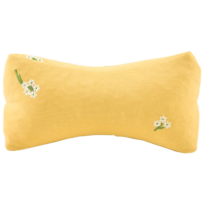 灯芯绒汽车头枕车用座椅护颈枕头靠垫车载高级春秋季透气靠枕套装