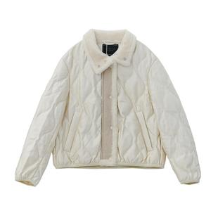 【直播时间15：30--17：00】短款羽绒服女毛绒翻领95鹅绒保暖外套