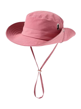 男童夏大帽檐防晒可折叠渔夫帽
