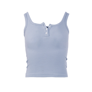 BM上衣运动背心女2026新款夏外穿无袖纯白色内搭u型美背吊带背心