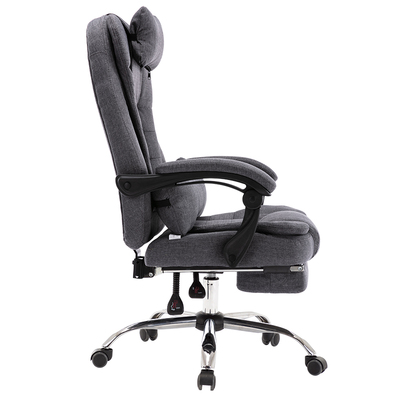 175度科技布牛皮升降电脑椅