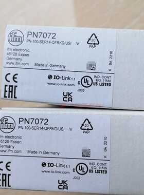 议价PN7072易福门IFM带显示屏的压力传感器 原装现货库存足 量大