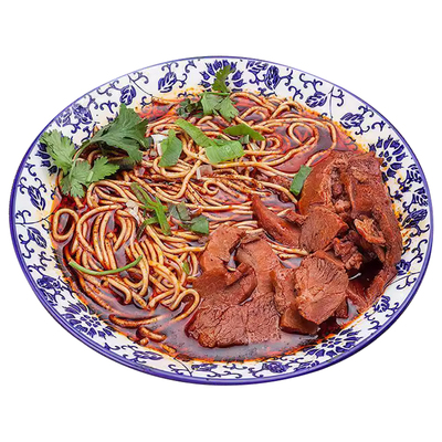 解放桥襄阳牛肉面碱水面红油麻辣