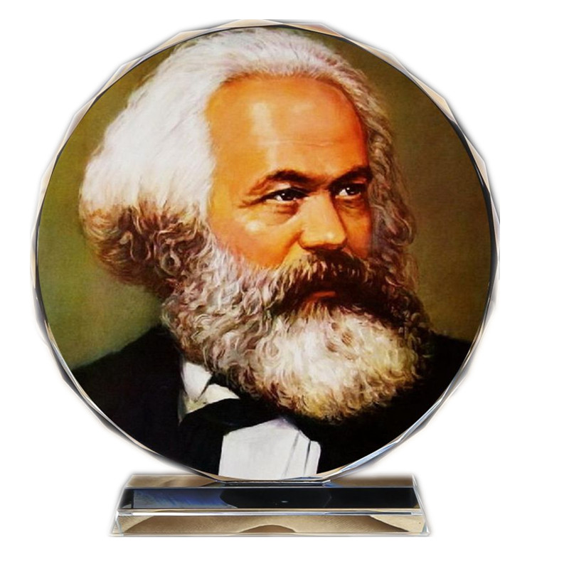 创始人画像纪念品水晶摆件