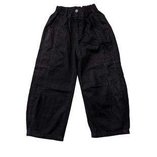 童乐鱼2025秋新款男童女童牛仔裤宽松百搭韩版中大童儿童潮6328