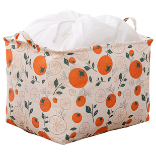 家用衣服玩具脏衣篮布艺收纳筐衣柜收纳箱可折叠被子束口收纳袋