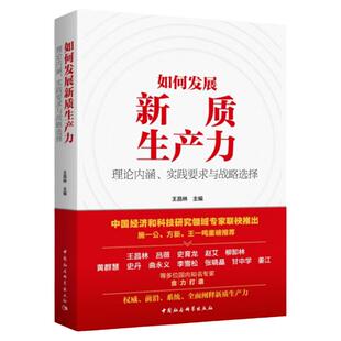 如何发展新质生产力(理论内涵实践要求与战略选择)王昌林中国社会科学出版社施一公、方新、王一鸣重磅推荐中国经济