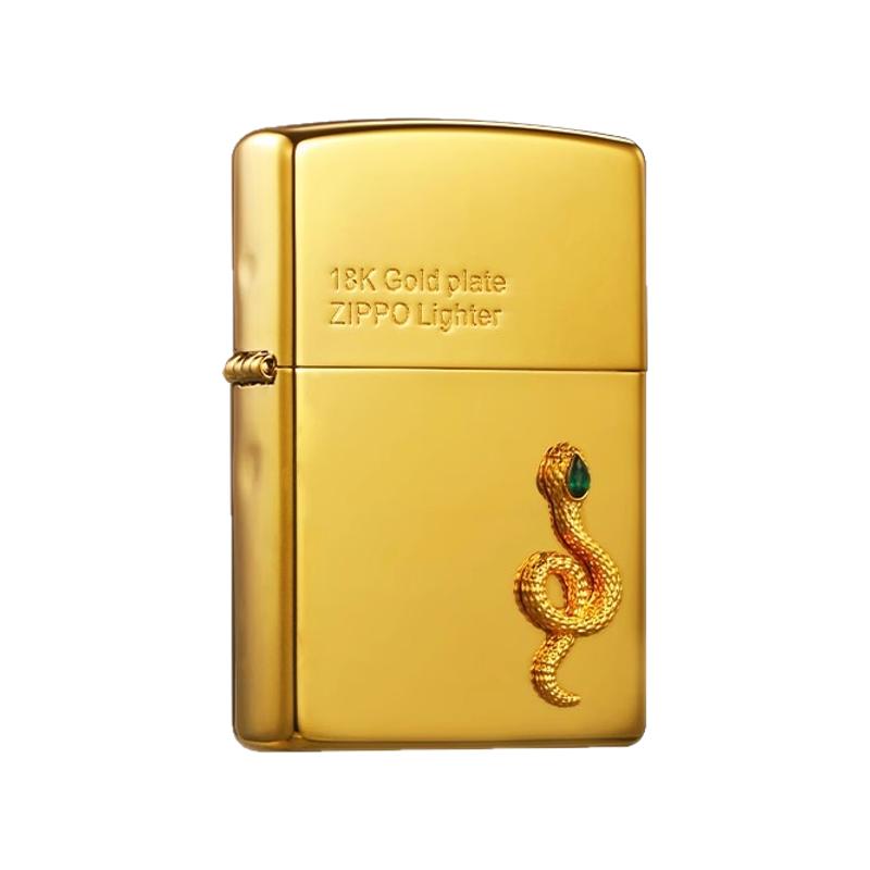 zippo贴章生肖蛇年礼物男