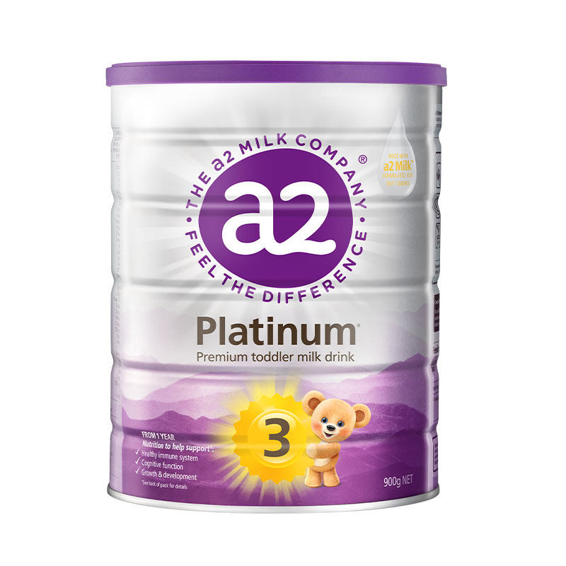 a2紫白金三段幼儿配方奶粉3段A2蛋白1-4岁900g新西兰进口旗舰店