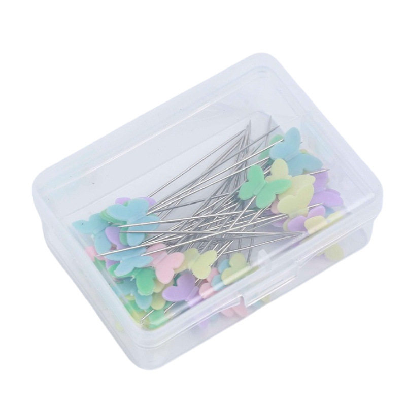 盒装领结蝴蝶爱心大头针手工DIY