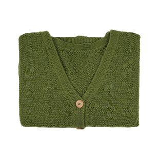 回归线 悸动秋辰开衫diy材料包 100%细羊毛手工diy编织送图解