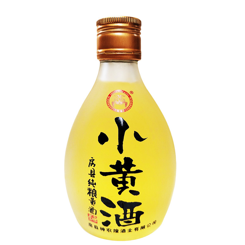 正宗湖北特产十堰纯原浆洑汁酒房县黄酒纯糯米小黄酒小瓶装半甜型