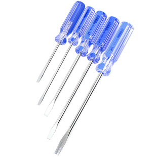 捷科螺丝刀一字小改锥超硬工业级强磁水晶柄罗丝刀工具套装拧起子