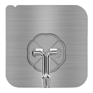 挂钩子强力粘胶贴墙壁上吸盘无痕承重浴室厨房透明门后免打孔粘钩