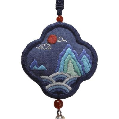 阿卡手工平安符刺绣送随身香囊