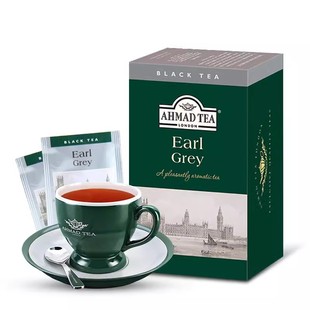 进口亚曼格雷伯爵红茶20片英式红茶冲泡茶袋装茶包烘焙奶茶专用茶